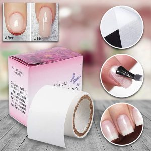 Nagų tvirtinimas stiklo pluošto šilko plėvele | EZNAIL