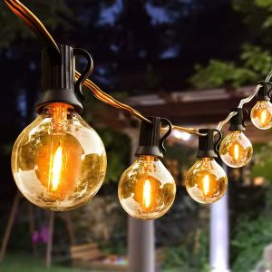 G40 rutulinės girliandos - 25 lemputės, 7,5 m, plečiamos | YARDBULBS